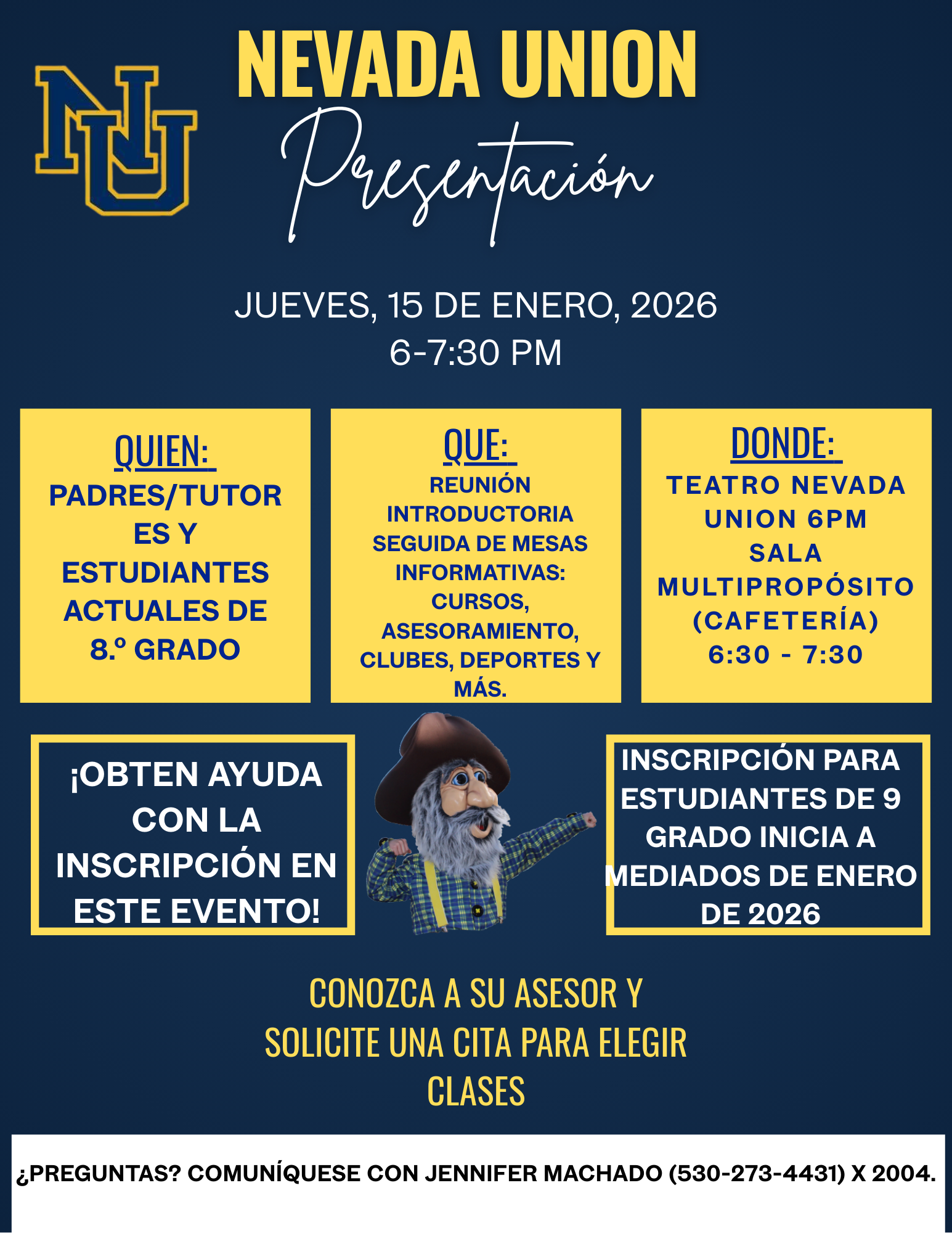 NU Preview Event in Spanish Jan 18, 2024