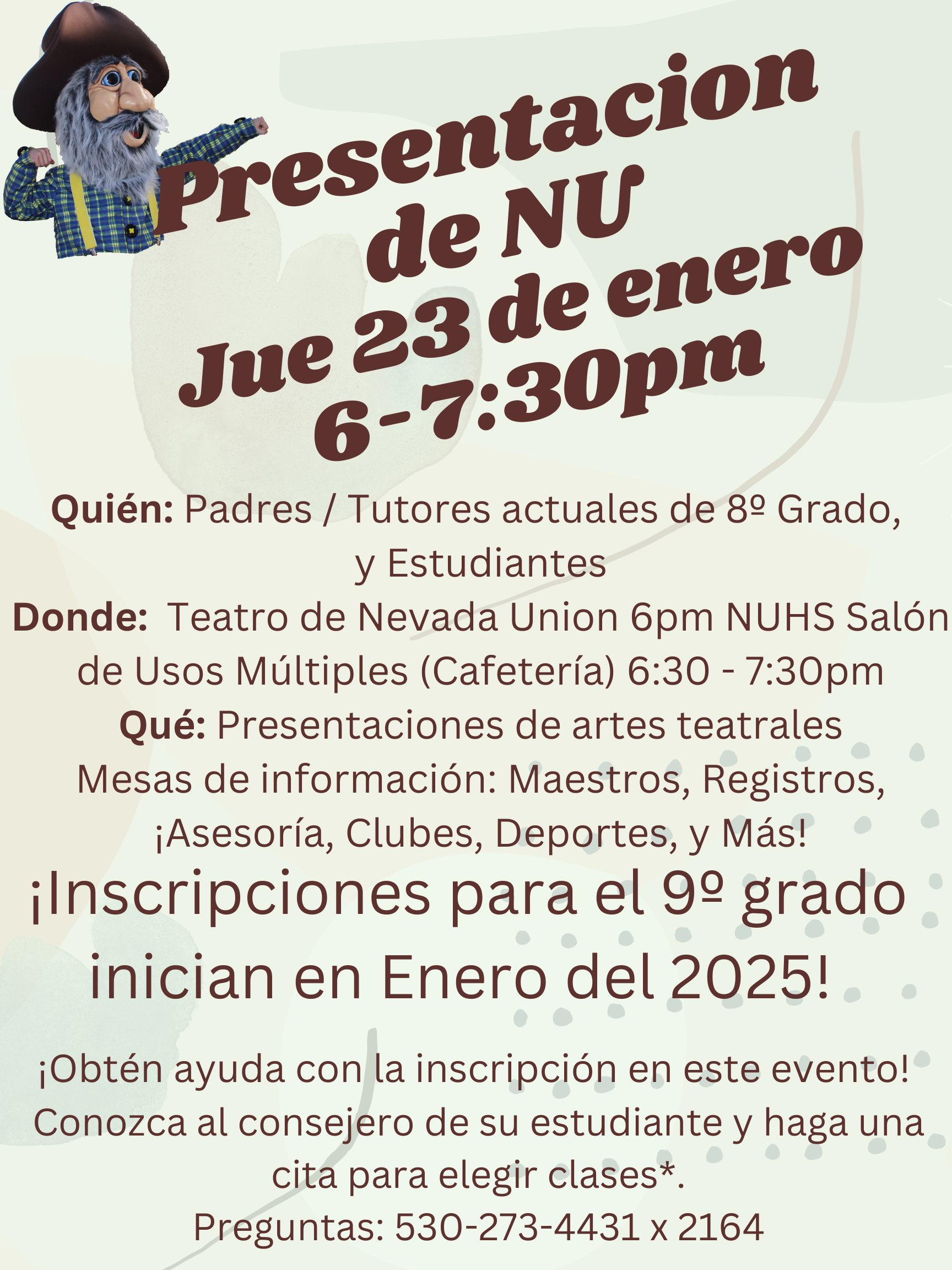 NU Preview Event in Spanish Jan 18, 2024