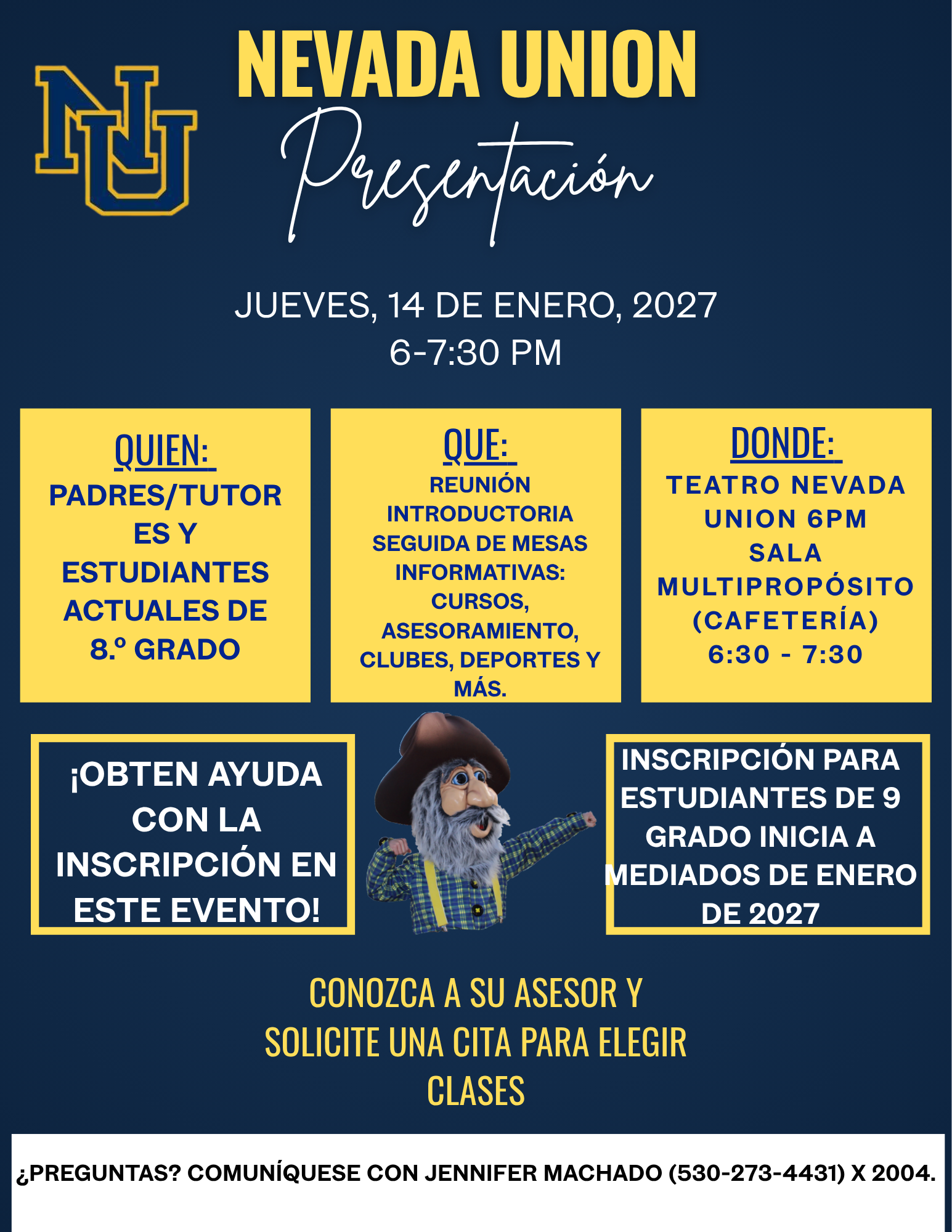 NU Preview Event in Spanish Jan 18, 2024