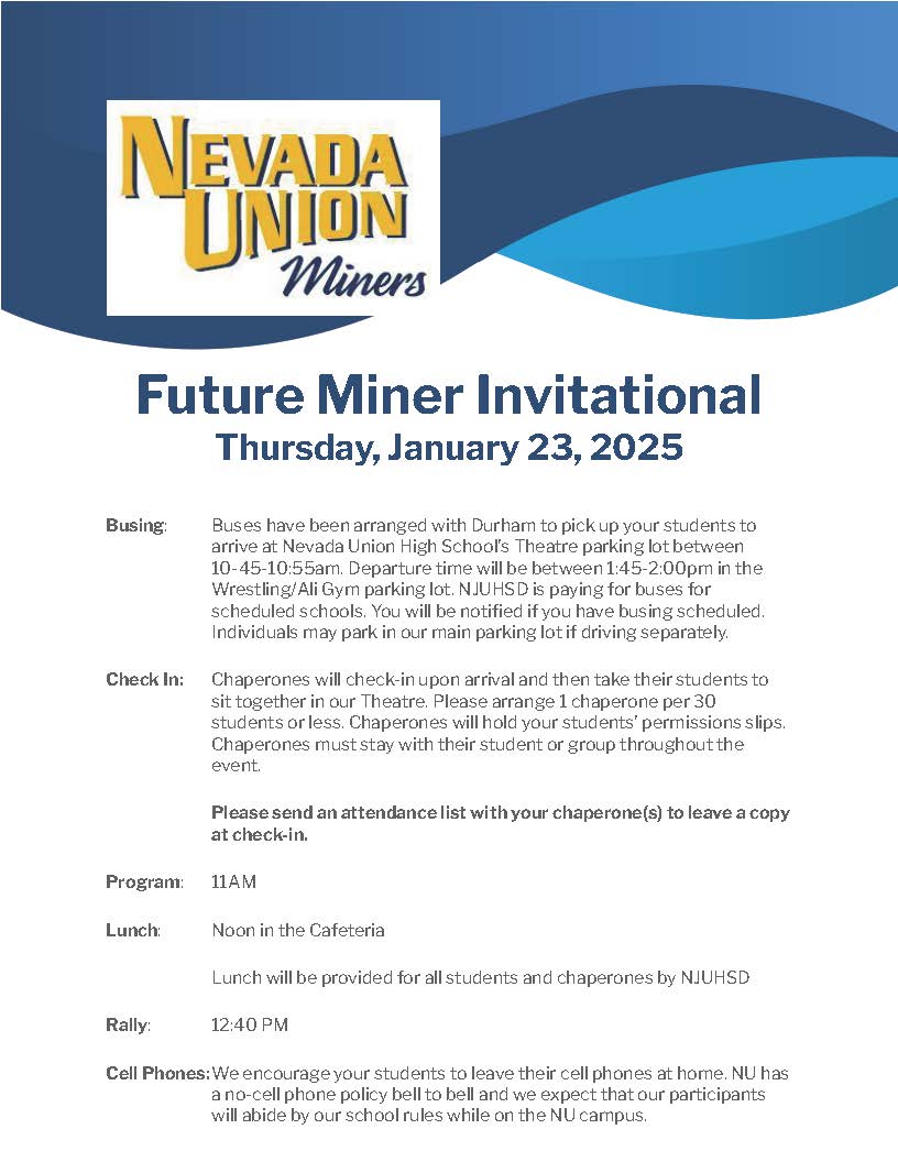 Future Miner Invitational Event Details Jan 18 2024