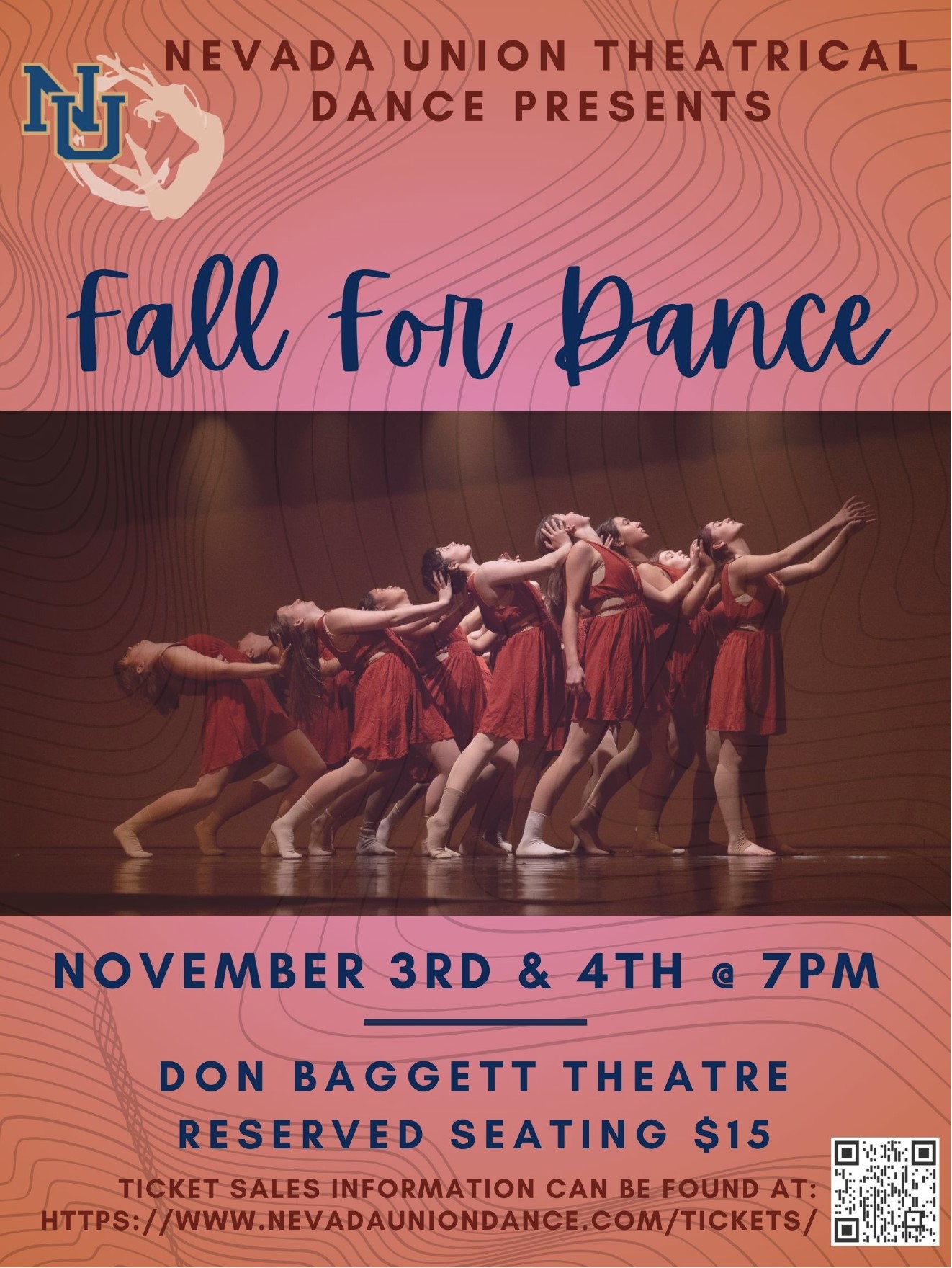 Fall for Dance Performance Flyer 11/3 & 4